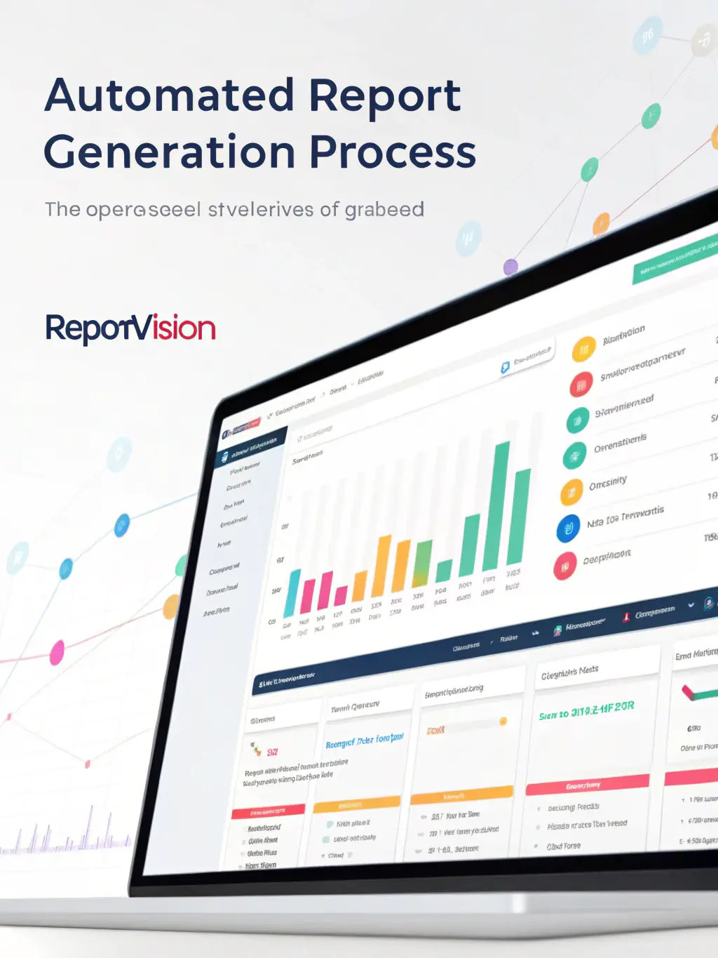 An automated report generation tool creating a detailed business review document, showcasing Trade View's efficiency and accuracy.